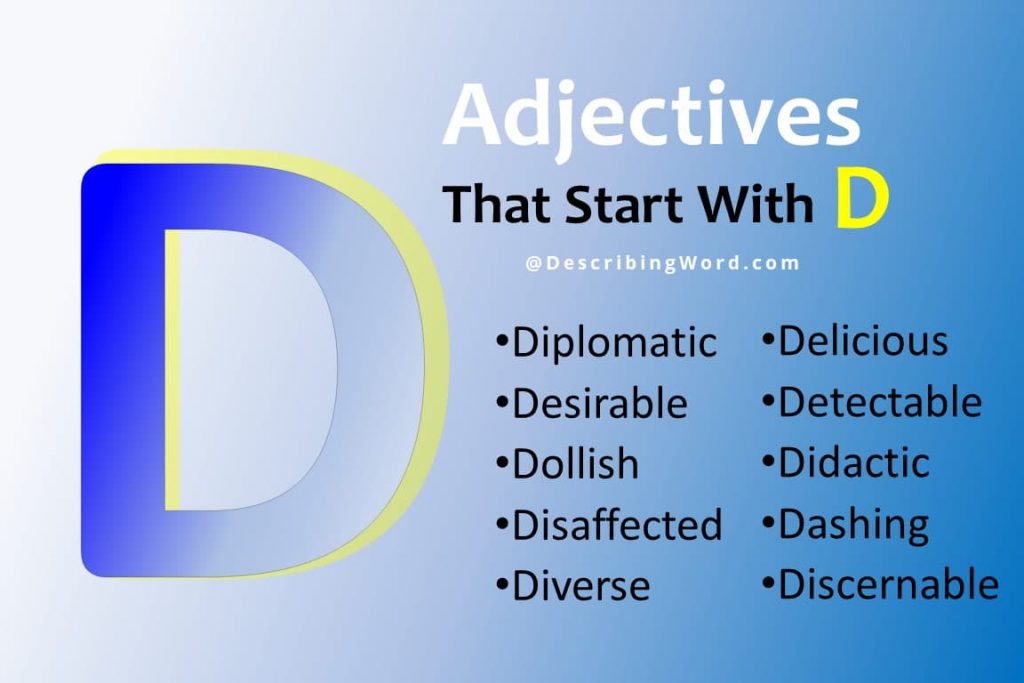 German Adjectives Starting With D