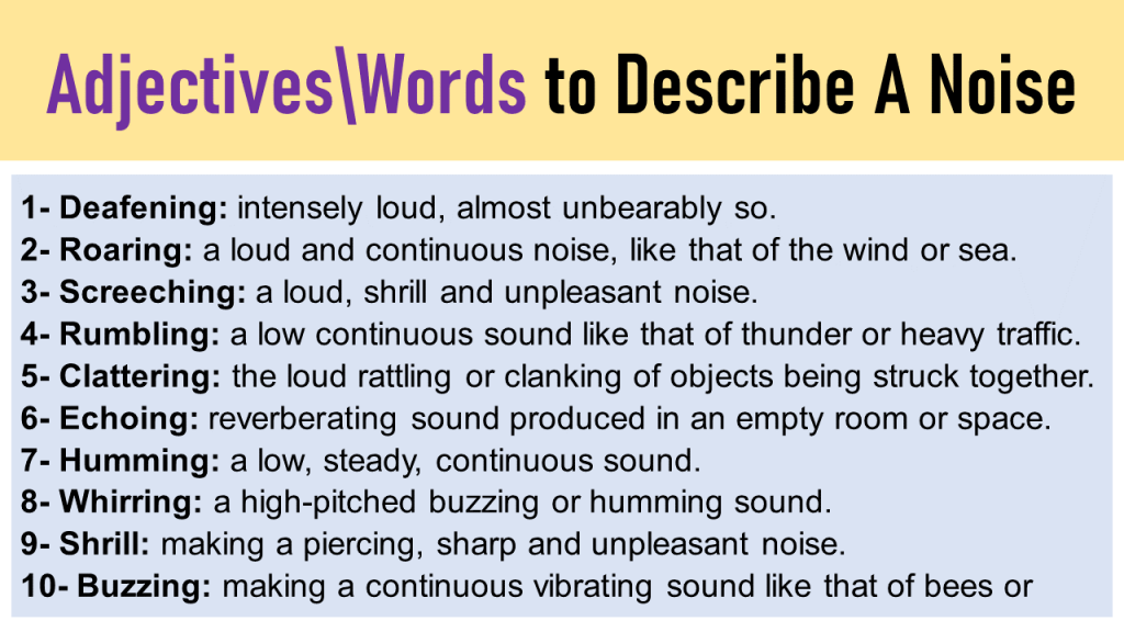 adjectives-for-noise-words-to-describe-noise-describingword-com