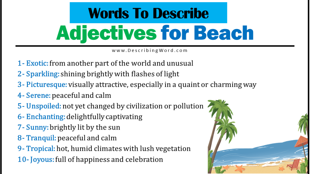 Words To Describe A Beach Hut