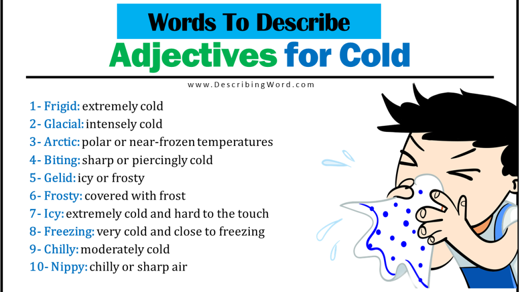 Words To Describe Cold Weather