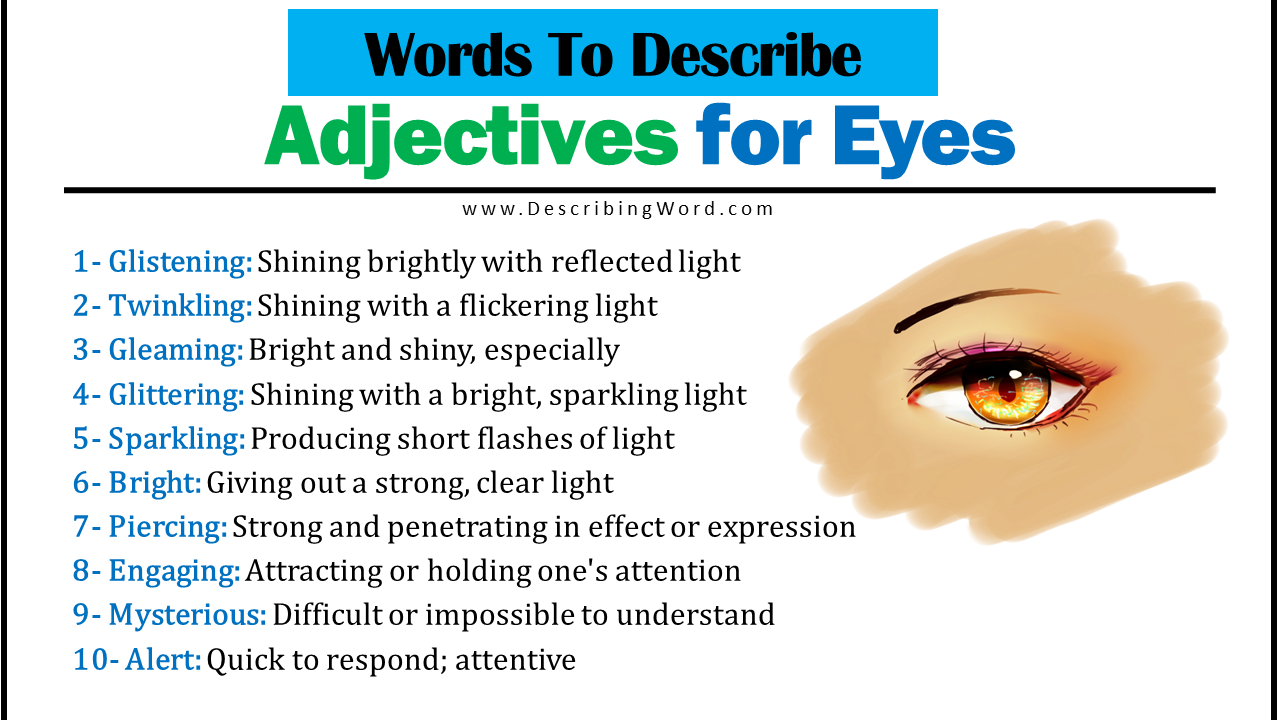 how to describe eyes creative writing