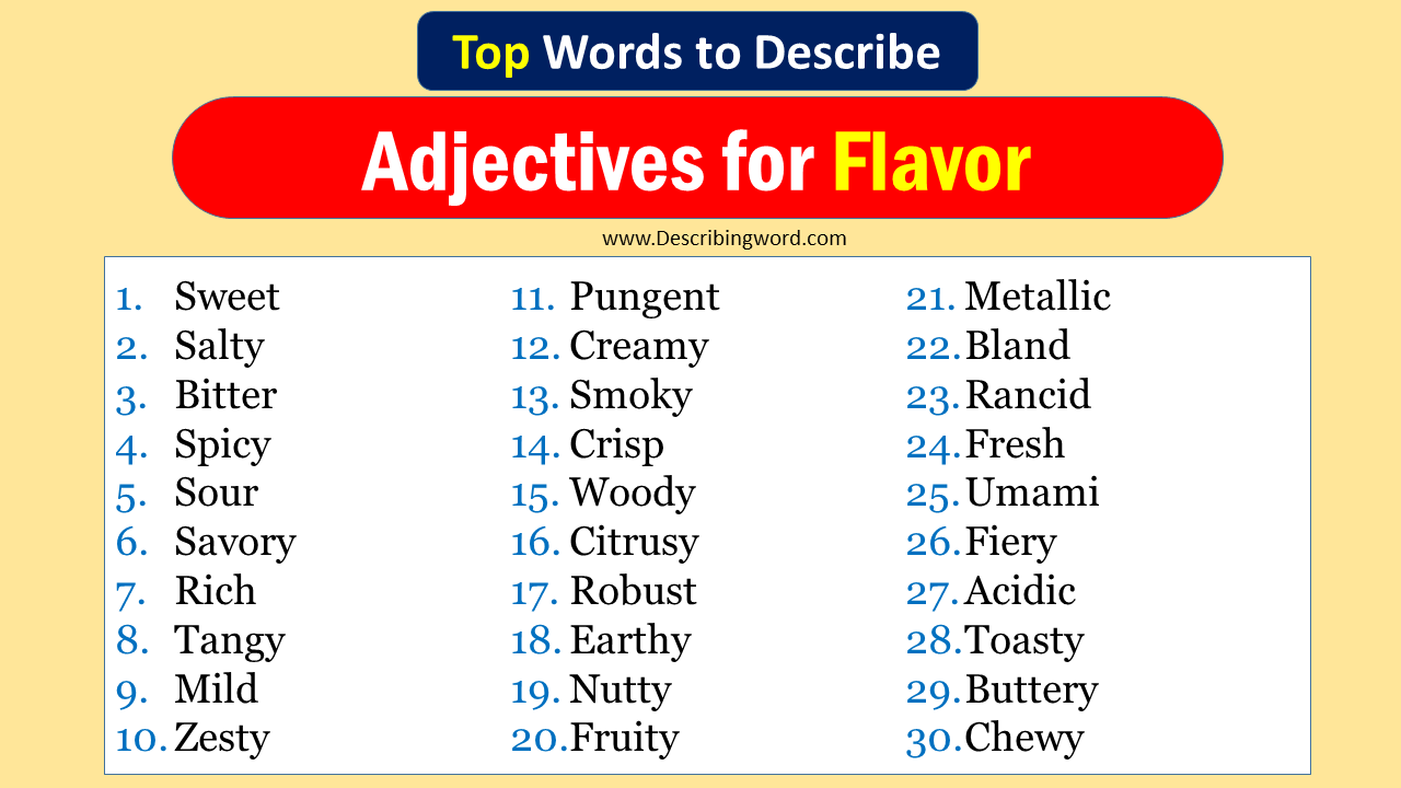 top-30-adjectives-for-flavor-negative-positive-words